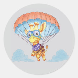 Stickers Parachute Giraffe