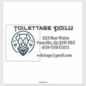 Stickers personnalisés en vinyle découpés sur mesu (Vel)