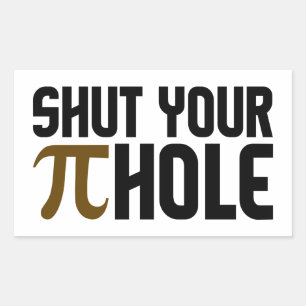 stickers "PIE HOLE"