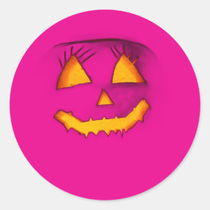 Stickers pompoen Halloween dag