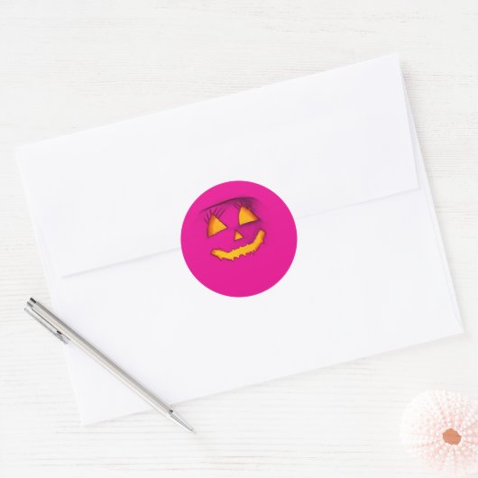 Stickers pompoen Halloween dag (Envelop)