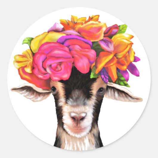 Stickers Posey the Goat (Voorkant)