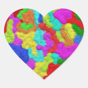 Stickers Psychedelic Glitter Pattern