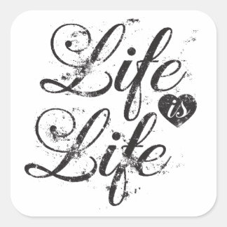 Stickers  Quote over het Leven