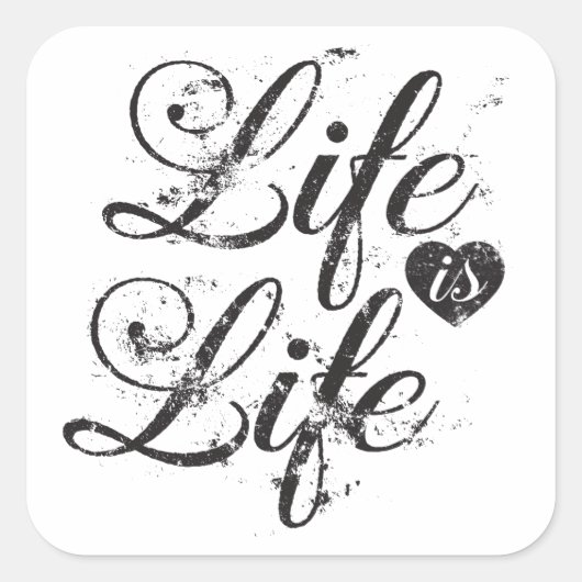 Stickers  Quote over het Leven (Voorkant)