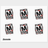 Stickers - Rated M for Messy (Vel)