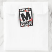 Stickers - Rated M for Messy (Tas)