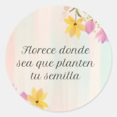 Stickers Redondos Personalizados para Regalos (Voorkant)