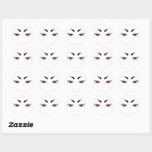 Stickers rode scherpe ogen (Vel)