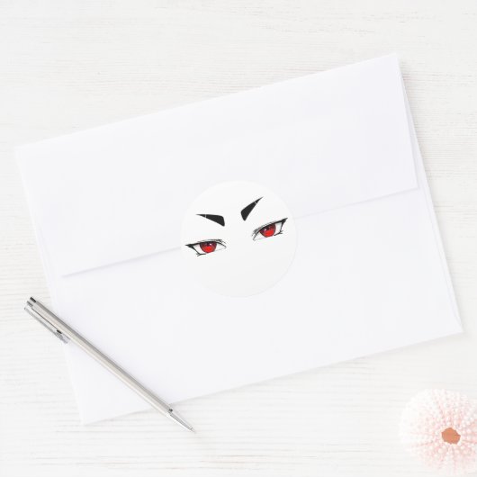 Stickers rode scherpe ogen (Envelop)