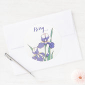 Stickers Ronde Dot Iris Bijnaam Rissy Custom Seal (Envelop)