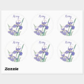 Stickers Ronde Dot Iris Bijnaam Rissy Custom Seal (Vel)