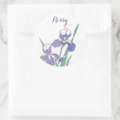 Stickers Ronde Dot Iris Bijnaam Rissy Custom Seal (Tas)