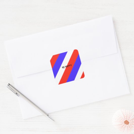 Stickers Rood wit en blauw (Envelop)