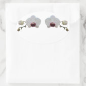 Stickers - Roodbaarse witte orchidee (Tas)
