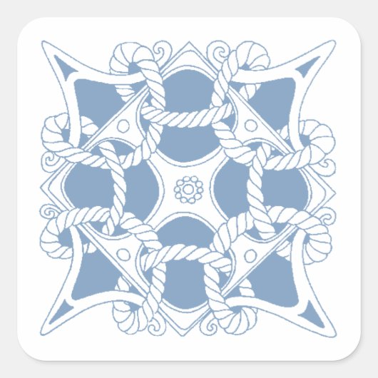 Stickers Rope Twist Mariners Sailors Celtic Knot (Voorkant)