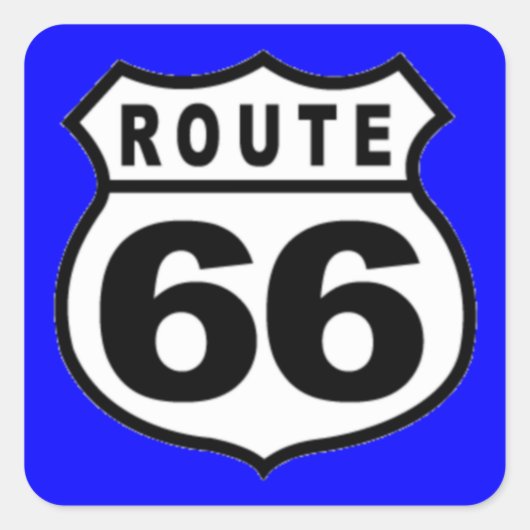 Stickers -  ROUTE 66 AMERICANA VADERDAG (Voorkant)