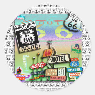 Stickers - Route 66 The Moeder Road
