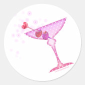 STICKERS - ROZE MARTINI (Voorkant)