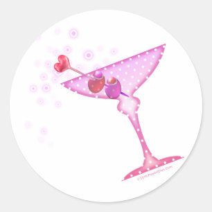 STICKERS - ROZE MARTINI