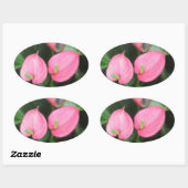 Stickers - Roze tweeling van het Anthurium (Vel)