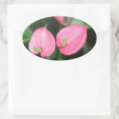 Stickers - Roze tweeling van het Anthurium (Tas)