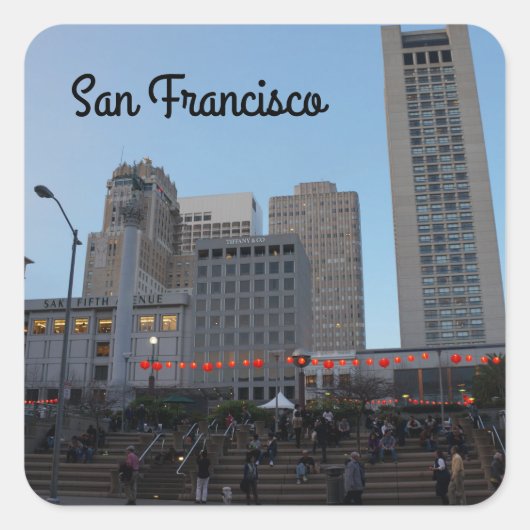Stickers San Francisco Union Square (Voorkant)