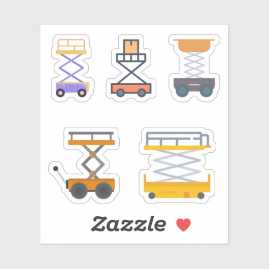 Stickers schaarlift (Vel)