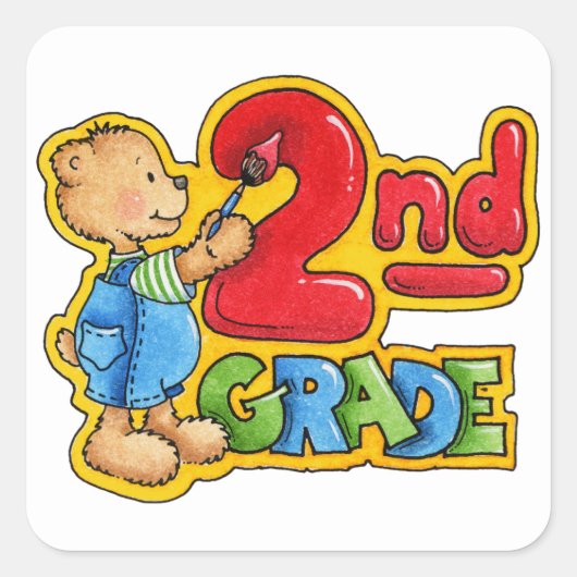 Stickers / School 2e klas (Voorkant)