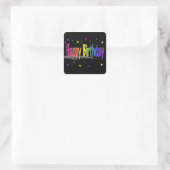 Stickers - Shine (zwart) (Tas)