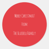 Stickers (Small) 3,8 cm, 20 per sheet - Christmas (Voorkant)