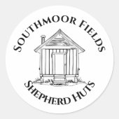 Stickers - Southmoor Fields Shepherd Huts Design (Voorkant)