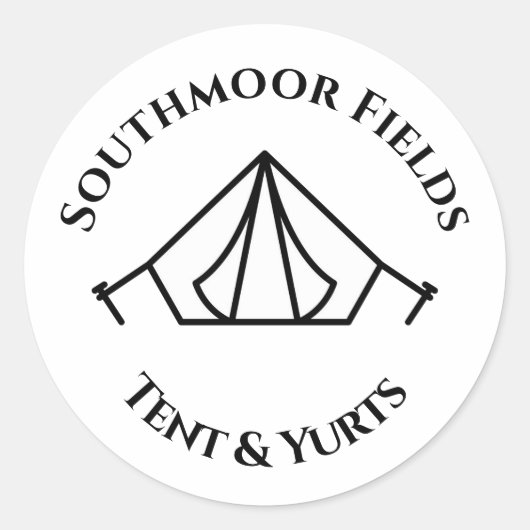 Stickers - Southmoor Fields Tent en Yurt Design (Voorkant)