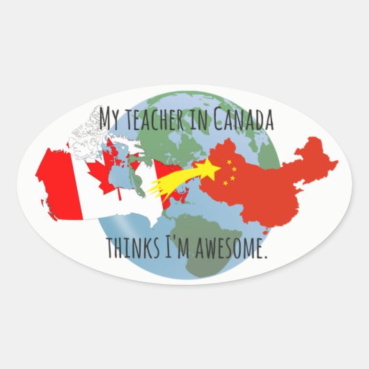 Stickers te verzenden naar Student: Canada, Geweld (Voorkant)
