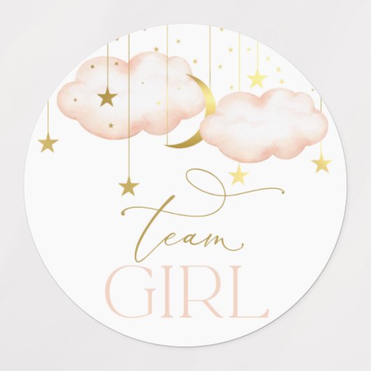 Stickers, teamjongen, teammeisje onthullen labels (Design 1)