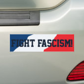 Stickers Tegen Fascisme Op Bumper (Op auto)