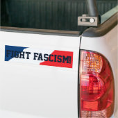 Stickers Tegen Fascisme Op Bumper (Op Truck)