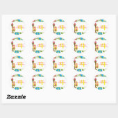 Stickers ter gelegenheid van het verjaardagsfeest (Vel)