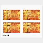 Stickers Thanksgiving/Bedankt geven aan onze redde (Vel)