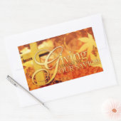 Stickers Thanksgiving/Bedankt geven aan onze redde (Envelop)