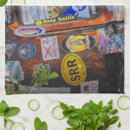 Stickers Theedoek (Gevouwen)