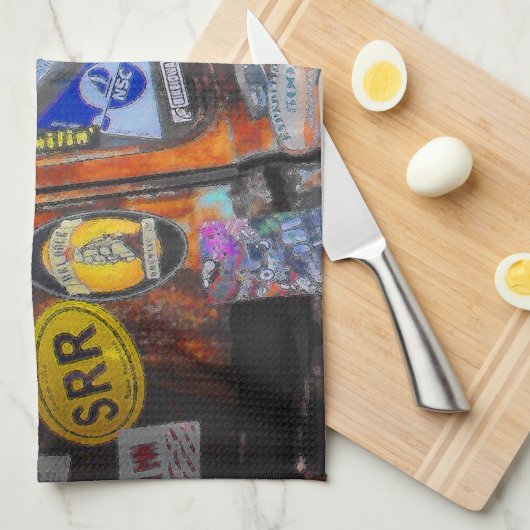 Stickers Theedoek (Quarter Fold)