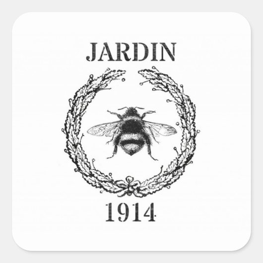 Stickers uit de Europese "Oude Wereld" - Bijen/Wez (Voorkant)