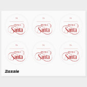 Stickers uit Santa Claus kerstfeestdag (Vel)