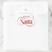 Stickers uit Santa Claus kerstfeestdag (Tas)