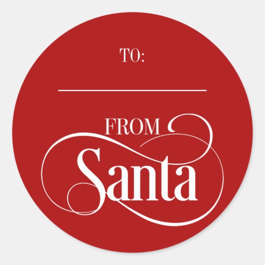 Stickers uit Santa Claus kerstfeestdag (Voorkant)