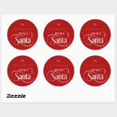 Stickers uit Santa Claus kerstfeestdag (Vel)