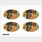 Stickers  Uncle Sam USA Reisbagage (Vel)