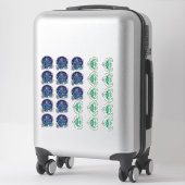 stickers van 2,375 inch x 2,625 inch (Koffer)