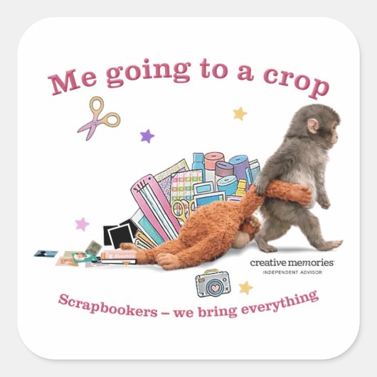 Stickers van 3" Punch the Monkey (Voorkant)